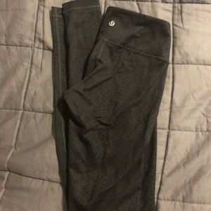 Lululemon snakeskin print leggings